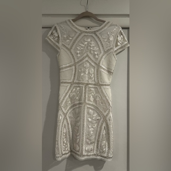 Lulus Spread Your Shine White Sequin Embroidered
Bodycon Bachelorette dress - Picture 5 of 9